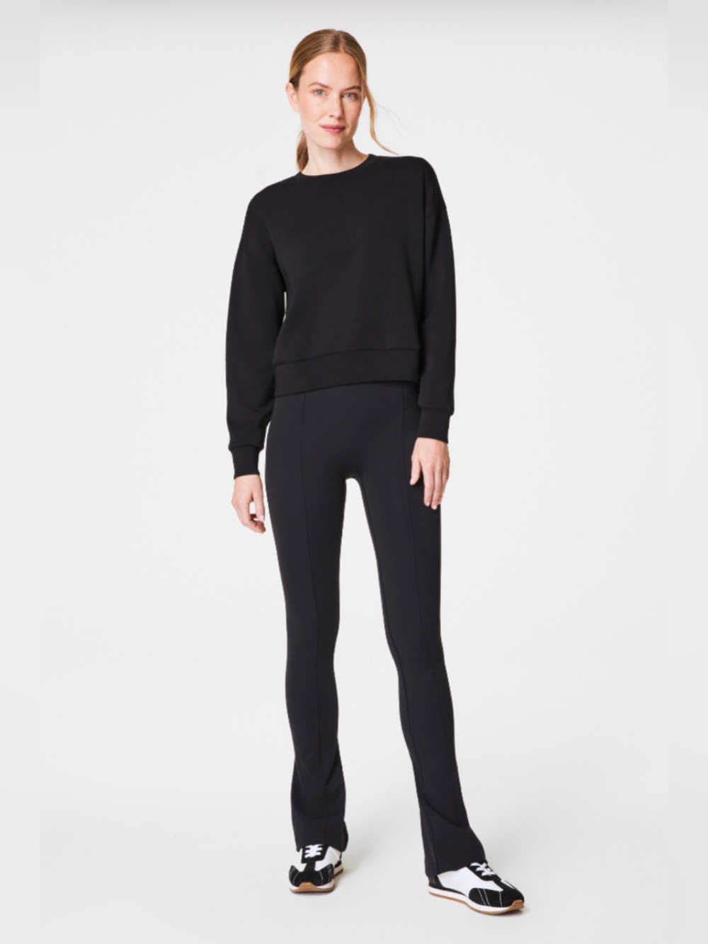 Spanx SPANXshape CoreLuxe Micro Flare Pants w/Mid-Tummy Compression Seamed